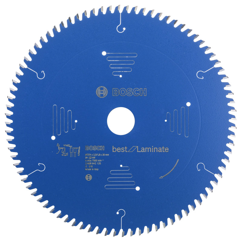 Lame scie circulaire Best Panneaux Laminés 254 x30 x2,5 mm 84D