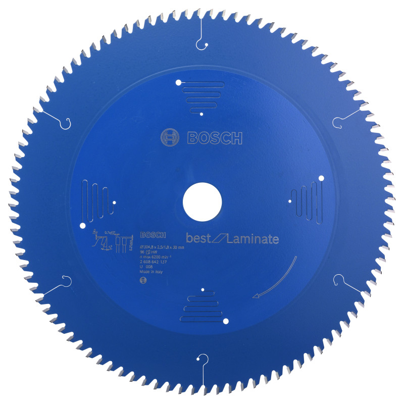 Lame scie circulaire Best Panneaux Laminés 305 x30 x2,5 mm 96D