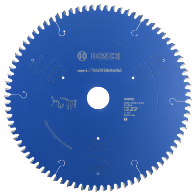Lame scie circulaire EXPERT Multimatériaux 254 x30 x2,4 mm 80D