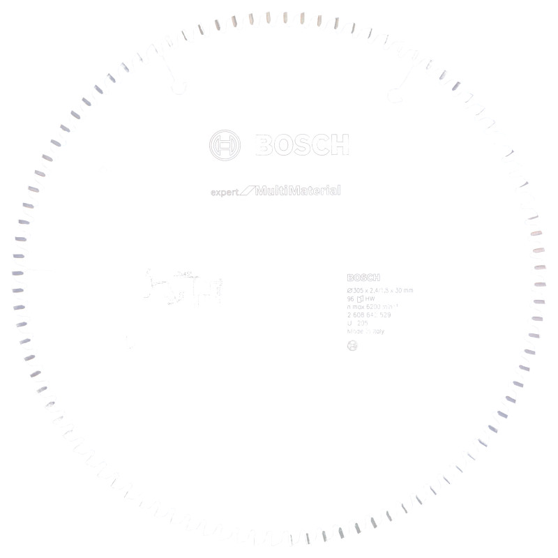 Lame scie circulaire EXPERT Multimatériaux 305 x30 x2,4 mm 96D