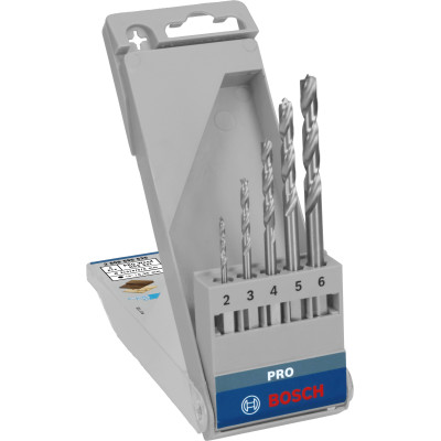 Coffret de 5 Mèches à Bois PRO queue six pans x5