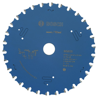 Lame scie circulaire EXPERT Métal 160 x20 x2,0 mm 30D
