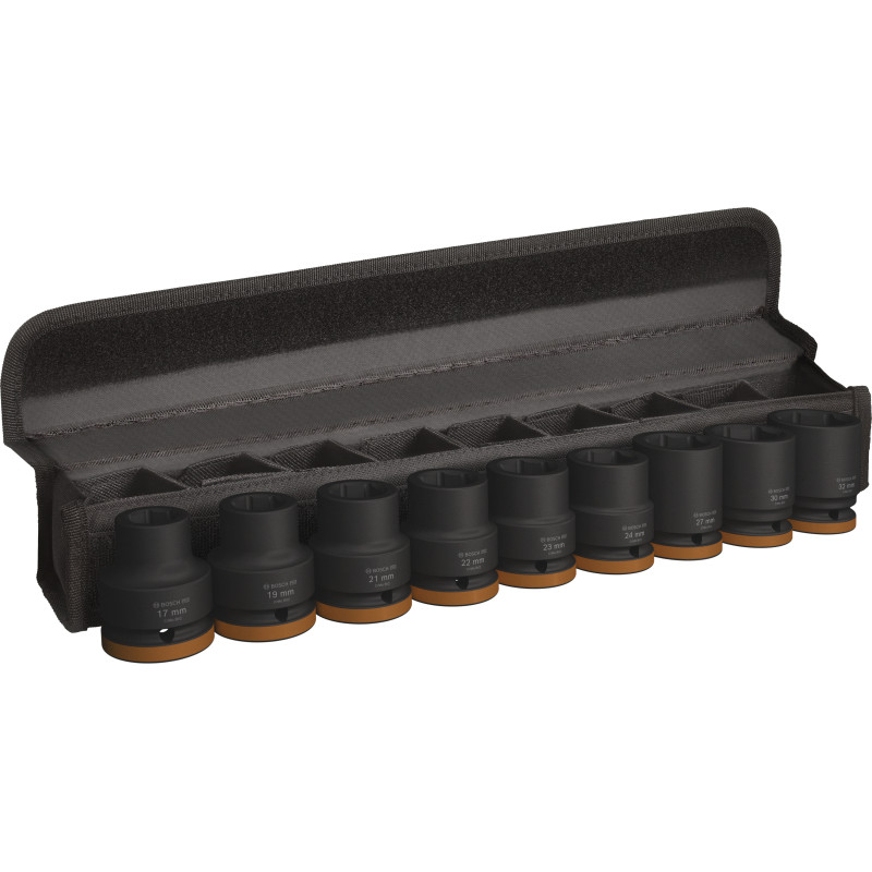 Pro Impact Socket Set, 3/4", Standard, 9 Pces