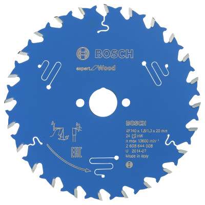Lame scie circulaire EXPERT Bois 140 x20 x1,8 mm 24D
