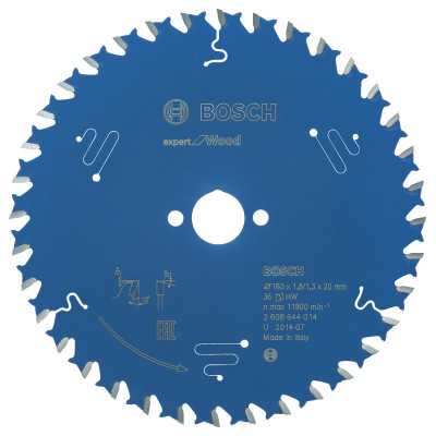Lame scie circulaire EXPERT Bois 160 x20 x1,8 mm 36D