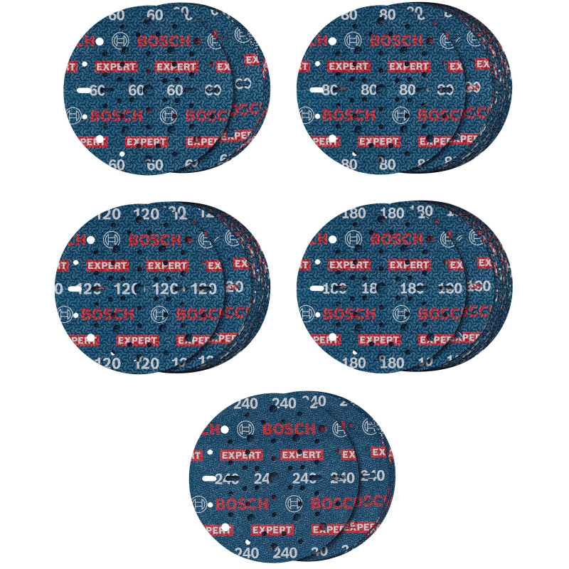 Assort. 55 abrasifs EXPERT O780 150 mm