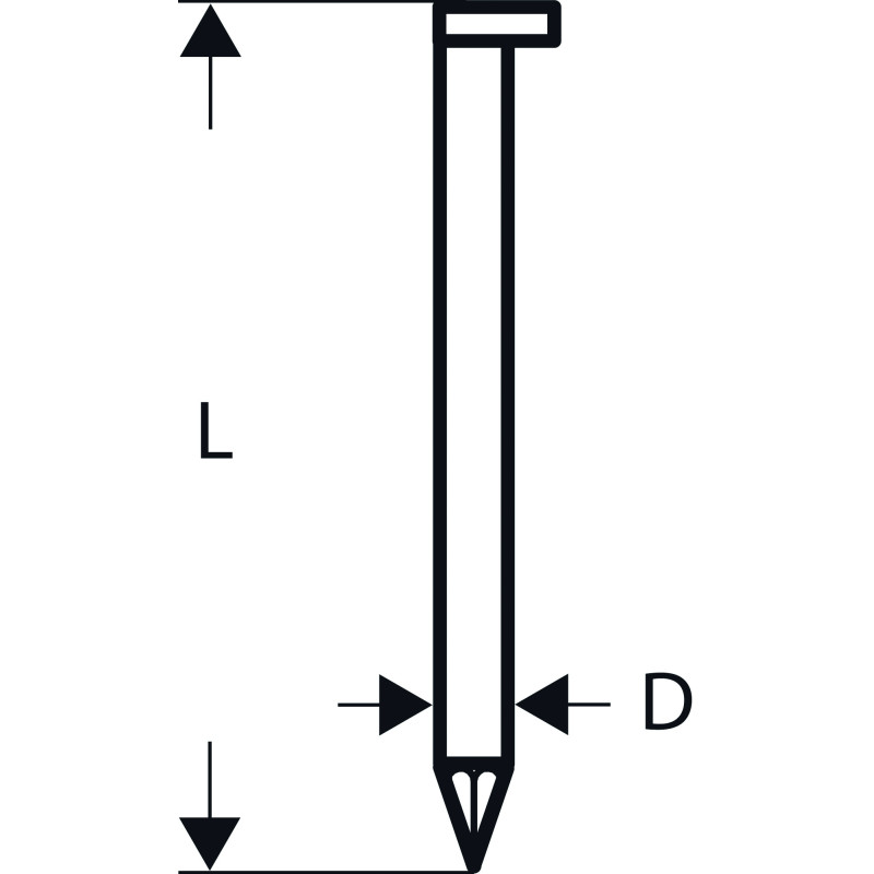 3000 CLOUS 34 TD 3,1 x80 GALV. - LISSES