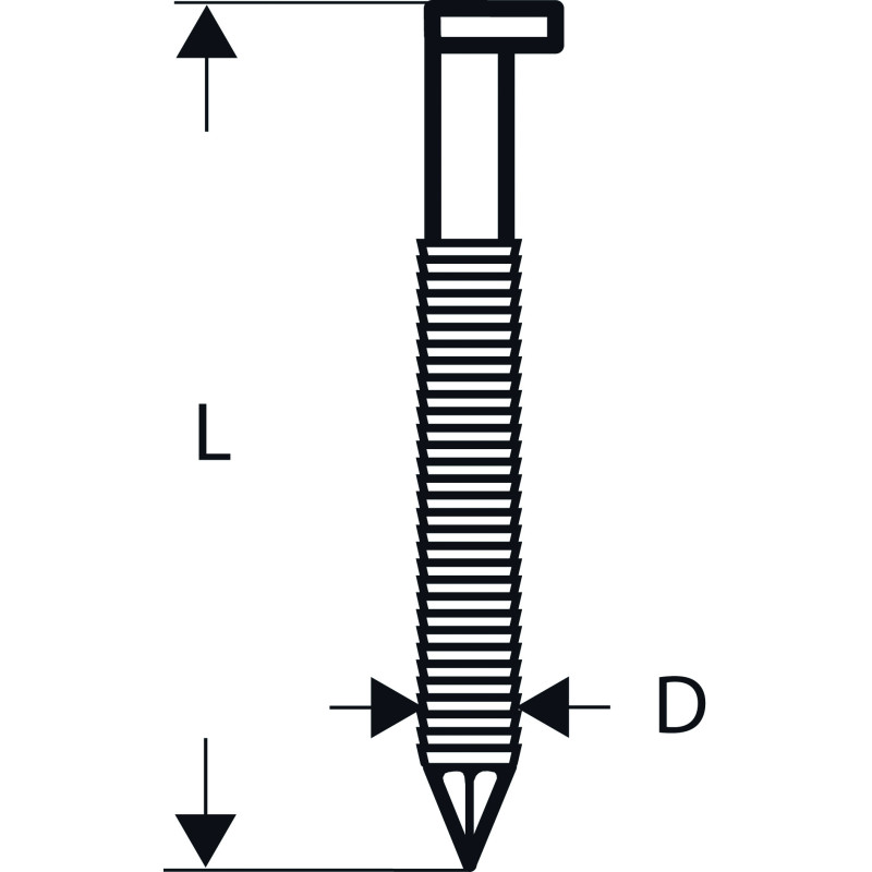 3000 CLOUS 34 TD 2,8 x75 GALV. - CRANTES