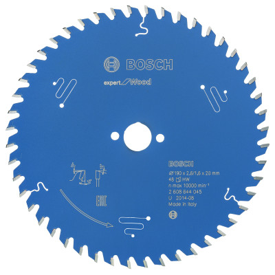 Lame scie circulaire EXPERT Bois 190 x20 x2,6 mm 48D