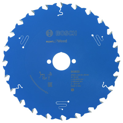 Lame scie circulaire EXPERT Bois 200 x30 x2,8 mm 24D