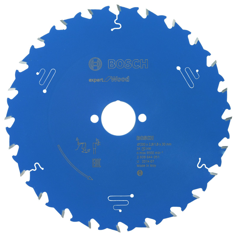 Lame scie circulaire EXPERT Bois 200 x30 x2,8 mm 24D