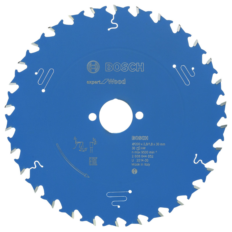 Lame scie circulaire EXPERT Bois 200 x30 x2,8 mm 30D