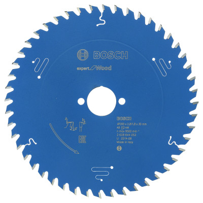 Lame scie circulaire EXPERT Bois 200 x30 x2,8 mm 48D