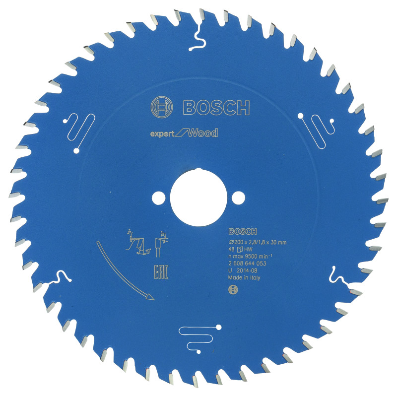 Lame scie circulaire EXPERT Bois 200 x30 x2,8 mm 48D