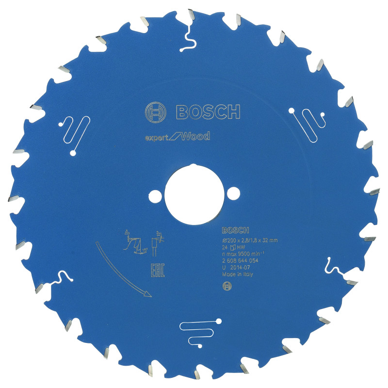 Lame scie circulaire EXPERT Bois 200 x32 x2,8 mm 24D