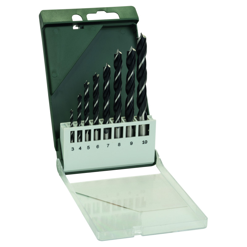 SET 8 MECHES A BOIS 3 A 10 mm x8