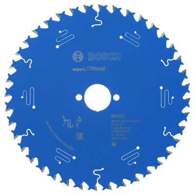 Lame scie circulaire EXPERT Bois 210 x30 x2,8 mm 40D