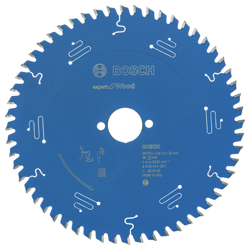 Lame scie circulaire EXPERT Bois 210 x30 x2,8 mm 56D
