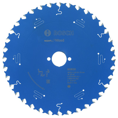 Lame scie circulaire EXPERT Bois 230 x30 x2,8 mm 36D