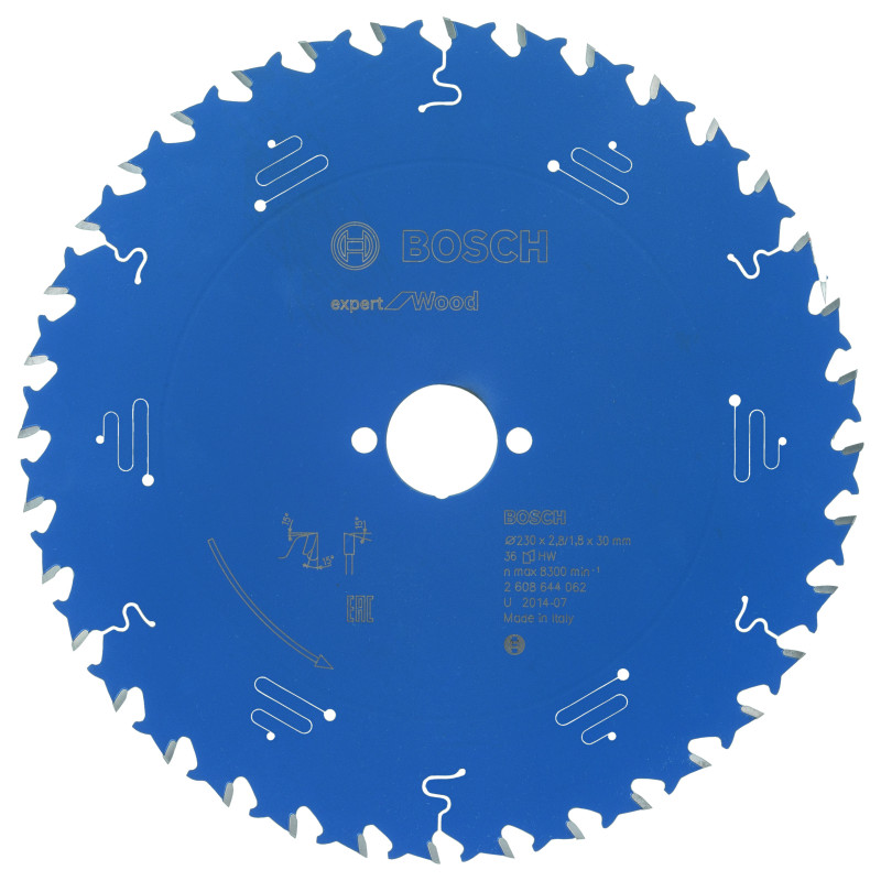 Lame scie circulaire EXPERT Bois 230 x30 x2,8 mm 36D