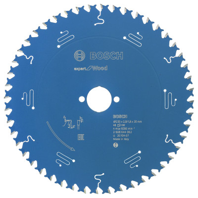 Lame scie circulaire EXPERT Bois 230 x30 x2,8 mm 48D