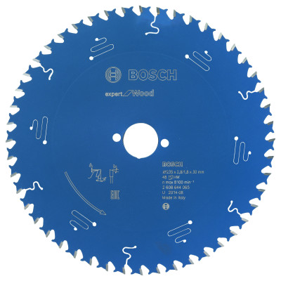 Lame scie circulaire EXPERT Bois 235 x30 x2,8 mm 48D