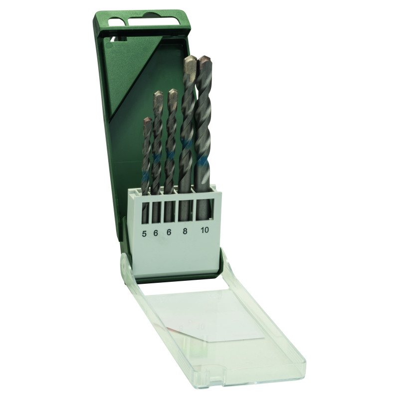 SET 5 FORETS BETON 5 - 6 - 8 - 10 mm