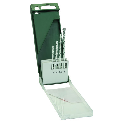 5 Forets Materiaux 4-5-5,5-6 Mm x4