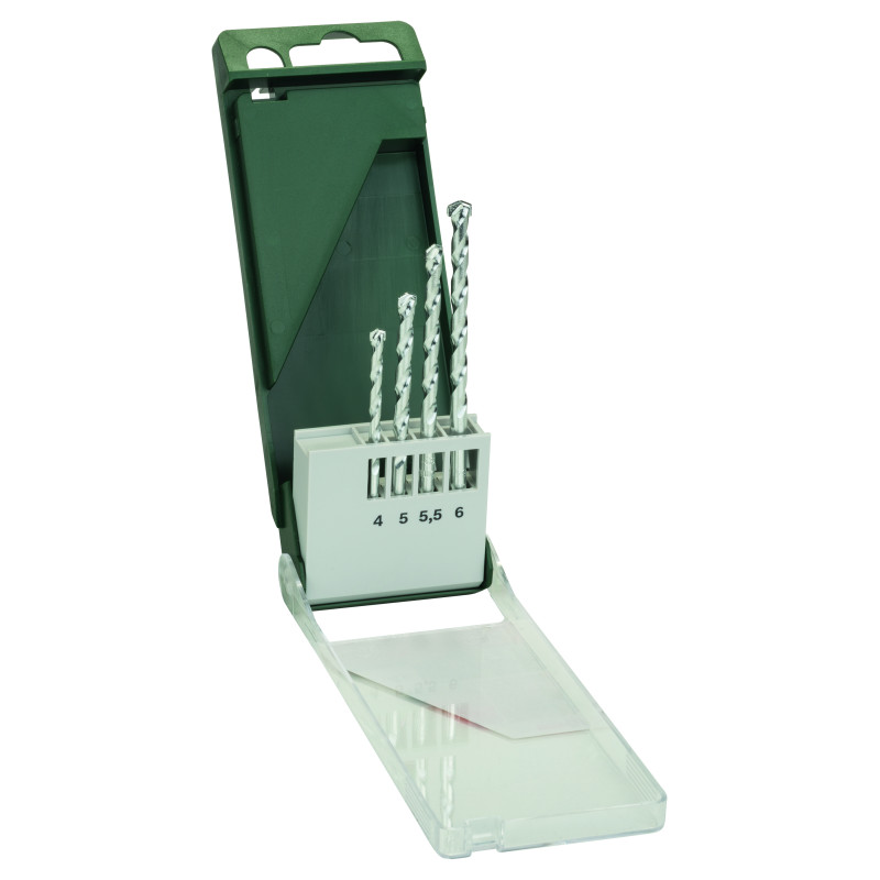 5 Forets Materiaux 4-5-5,5-6 Mm x4