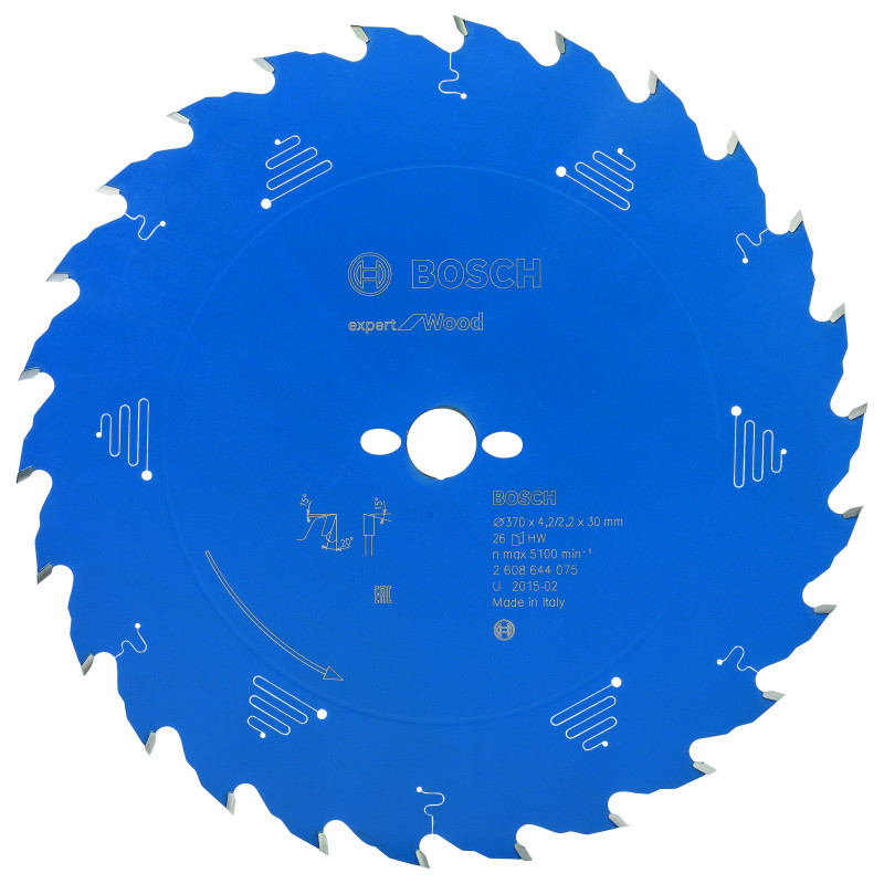 Lame scie circulaire EXPERT Bois 370 x30 x4,2 mm 26D