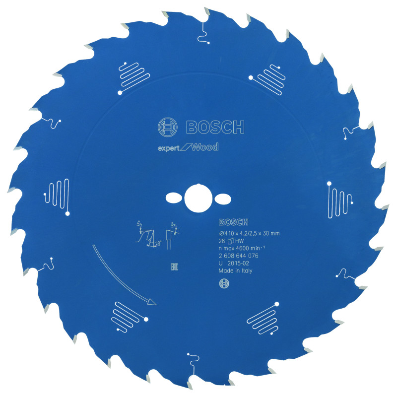 Lame scie circulaire EXPERT Bois 410 x30 x4,2 mm 28D