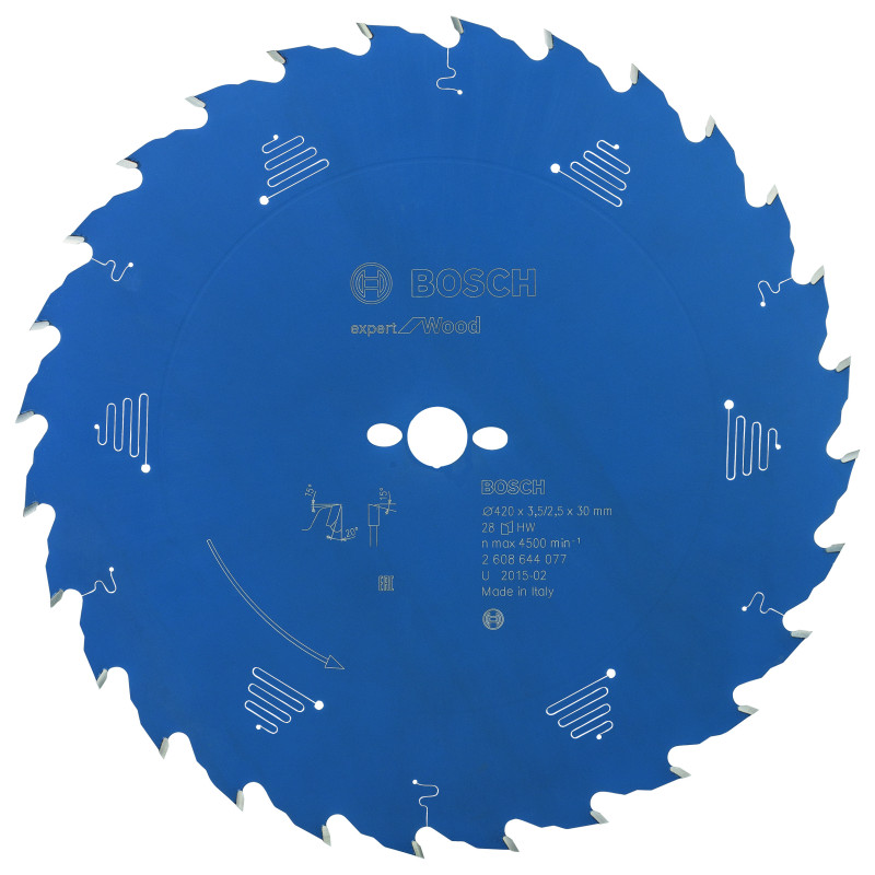 Lame scie circulaire EXPERT Bois 420 x30 x3,5 mm 28D