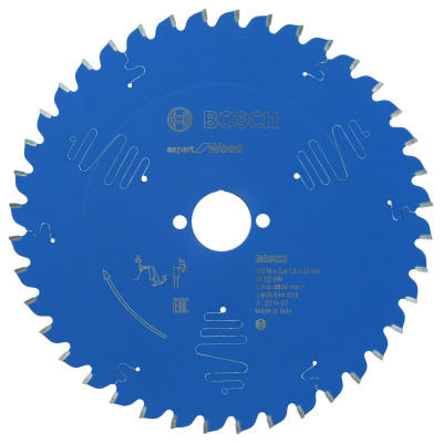 Lame scie circulaire EXPERT Bois 216 x30 x2,4 mm 40D
