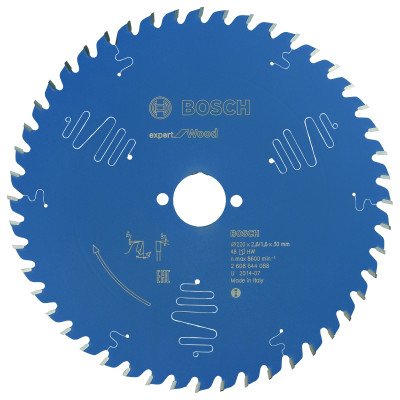 Lame scie circulaire EXPERT Bois 220 x30 x2,6 mm 48D