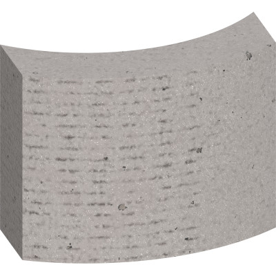 3 segments pour couronne diamant à eau 250 x100 mm 1 1/4"UNC