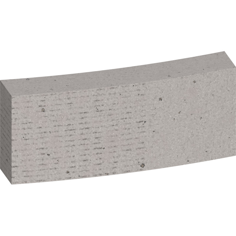 18 segments pour couronne diamant à eau 250 x100 mm 1 1/4"UNC