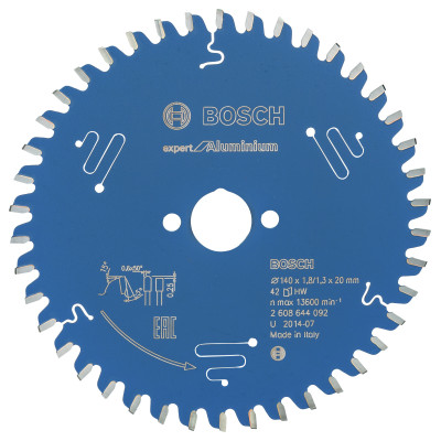 Lame scie circulaire EXPERT Aluminium 140 x20 x1,8 mm 42D