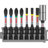 7 Embouts de vissage + 1 Porte-Embout PRO Impact PH2(x2) PZ2(x2) T20 T25 T30