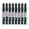 Kit 8 Embouts de vissage qualité Impact double tête 8xPH2-PZ2 65 mm x8