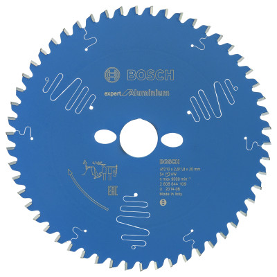 Lame scie circulaire EXPERT Aluminium 210 x30 x2,6 mm 54D