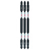 Kit 3 Embouts de vissage qualité Impact double tête PZ2-PZ2 150 mm x3