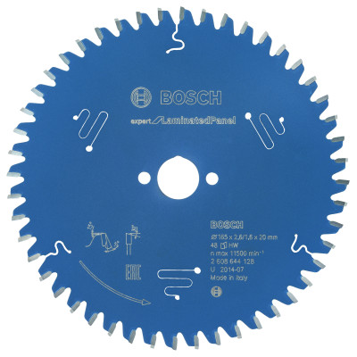 Lame scie circulaire EXPERT Panneaux Laminés 165 x20 x2,6 mm 48D