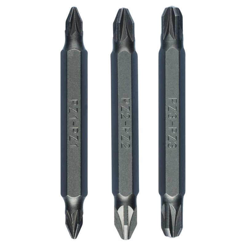 3 Embouts Dbles Pz1/pz1,pz2/pz2,pz3/pz3