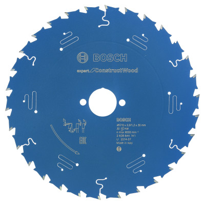 Lame scie circulaire EXPERT Bois de construction 210 x30 x2,0 mm 30D