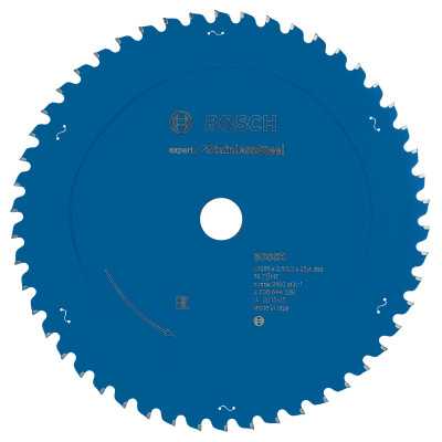 Lame scie circulaire EXPERT Inox 255 x25,4 x2,5 mm 50D
