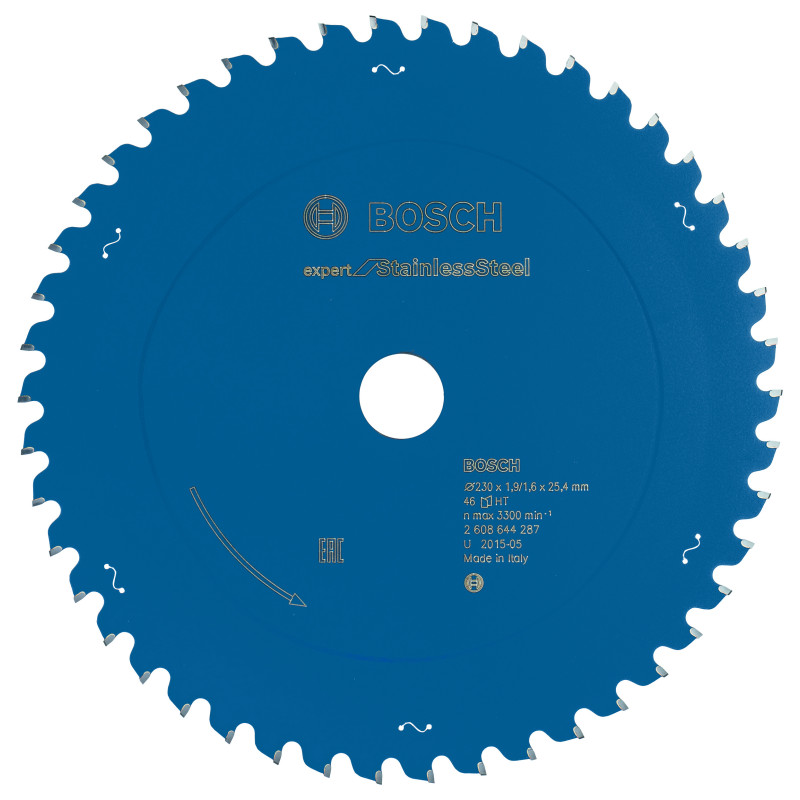 Lame scie circulaire EXPERT Inox 230 x25,4 x1,9 mm 46D