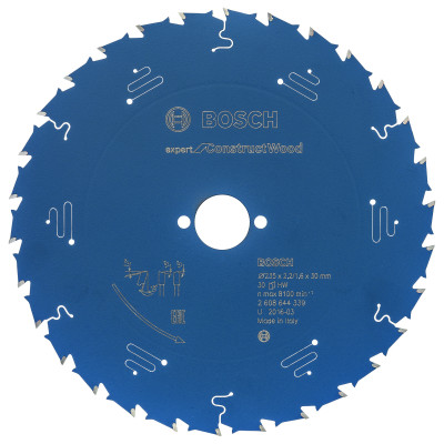 Lame scie circulaire EXPERT Bois de construction 235 x30 x2,2 mm 30D