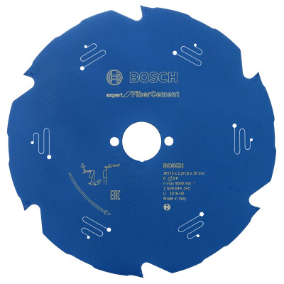 Lame scie circulaire EXPERT Fibrociment 210 x30 x2,2 mm 6D