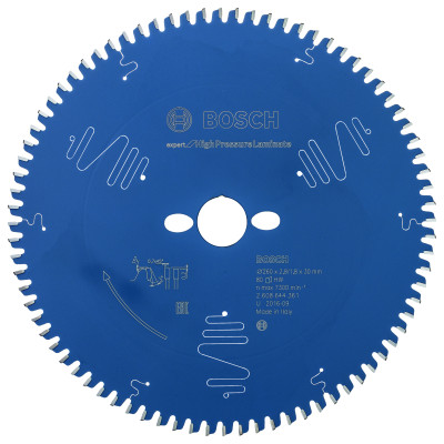 Lame scie circulaire EXPERT Panneaux Stratifiés Hte Pression 260 x30 x2,8 mm 80D