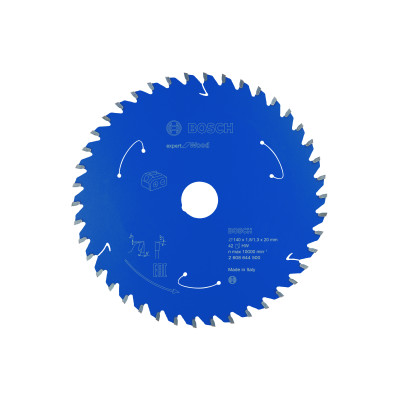 Lame scie circulaire Sans-fil EXPERT Bois 140 x20 x1,8 mm 42D